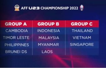 ช้างศึกยู-23 ร่วมสายเวียดนาม-สิงคโปร์ ศึกลูกหนังอาเซียน รุ่นไม่เกิน 23 ปี