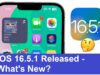ios 16.51 มีอะไรใหม่
