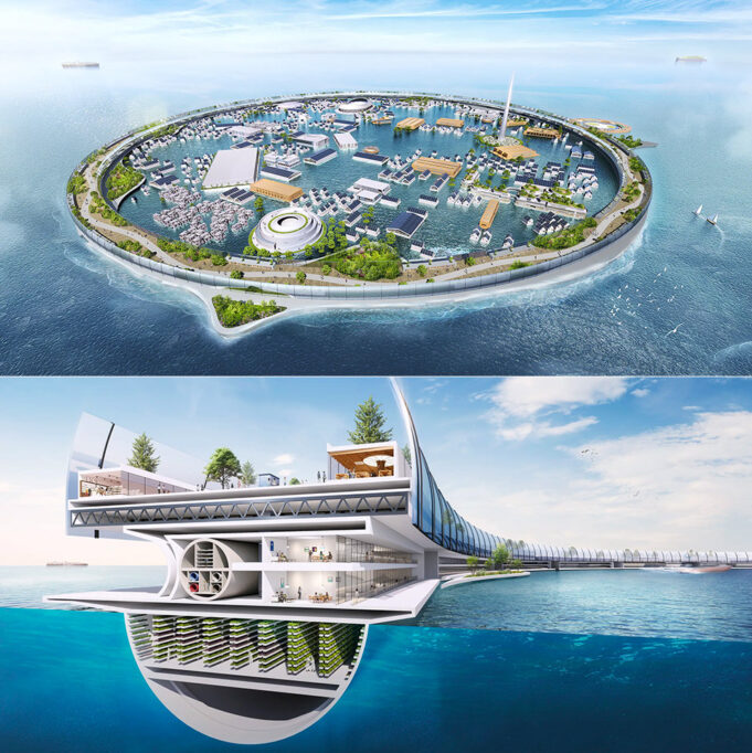 เมืองลอยน้ำสุดยิ่งใหญ่มาให้ดูกัน มีชื่อว่า N-ARK Dogen City