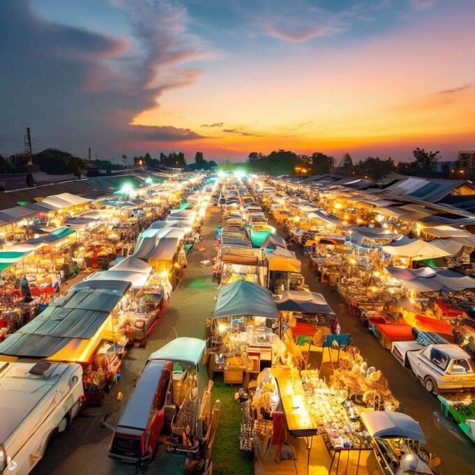 เทคนิคขายของ ตลาดนัด