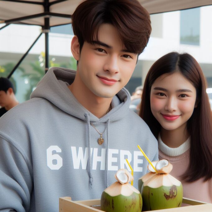 ไอเดีย ขายน้ำมะพร้าว ในตลาดนัด